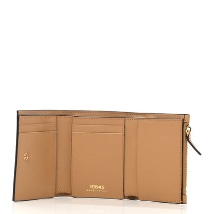 Versace Vitello Virtus Tri-Fold Wallet Caramel 5 of 8