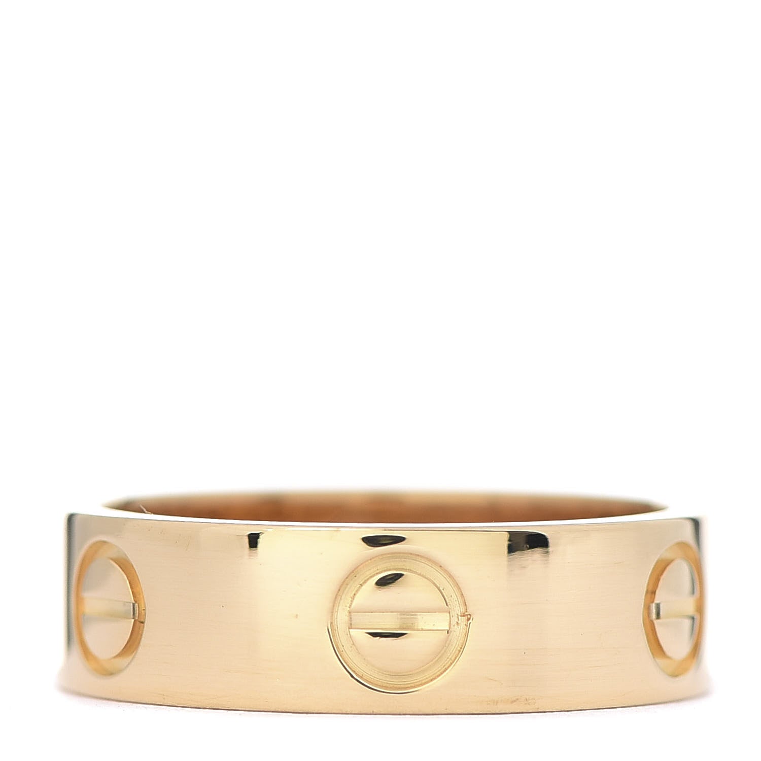 Cartier 18K Yellow Gold 5.5mm LOVE Ring 53 6.25 1 of 4