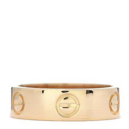 Cartier 18K Yellow Gold 5.5mm LOVE Ring 53 6.25 1 of 4