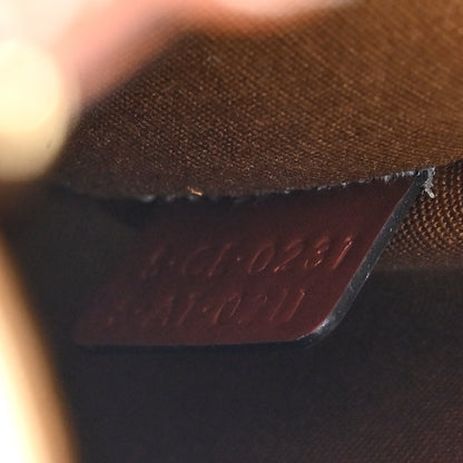 Celine Triomphe Canvas Calfskin Mini Vertical Cabas White 7 of 10