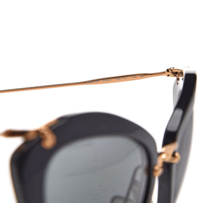 Miu Miu Cat Eye Sunglasses SMU10N Nero Black 7 of 8