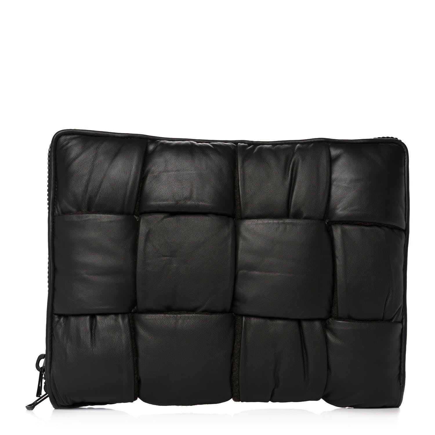 Bottega Veneta Calfskin Maxi Intrecciato Puffy Laptop Pouch Camping 1 of 10