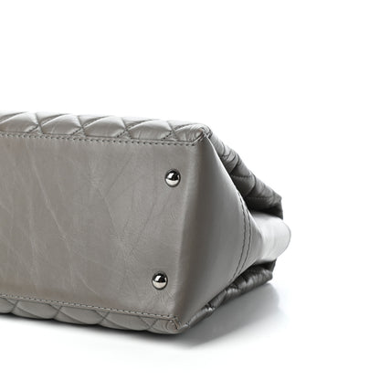 Chanel Aged Calfskin Lady Pearly Tote Grey 9 of 10
