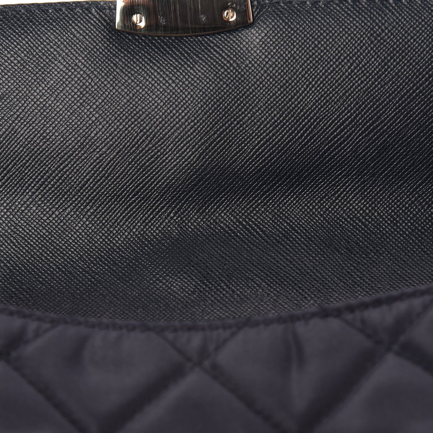 Prada Nylon Tessuto Quilted Flap Navy 8 of 12