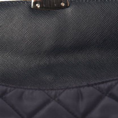 Prada Nylon Tessuto Quilted Flap Navy 8 of 12