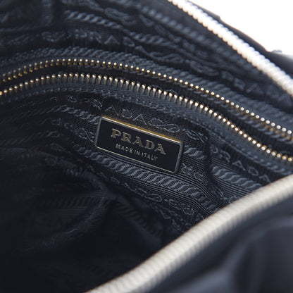 Prada Tessuto Nylon Vitello Daino Tote Black 5 of 8