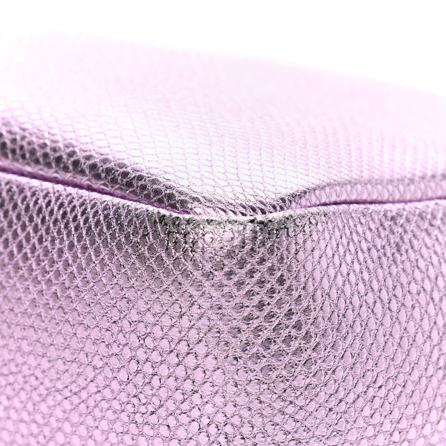 Tom Ford Lizard Calfskin Embossed Large Natalia Chain Bag Pink 13 of 15