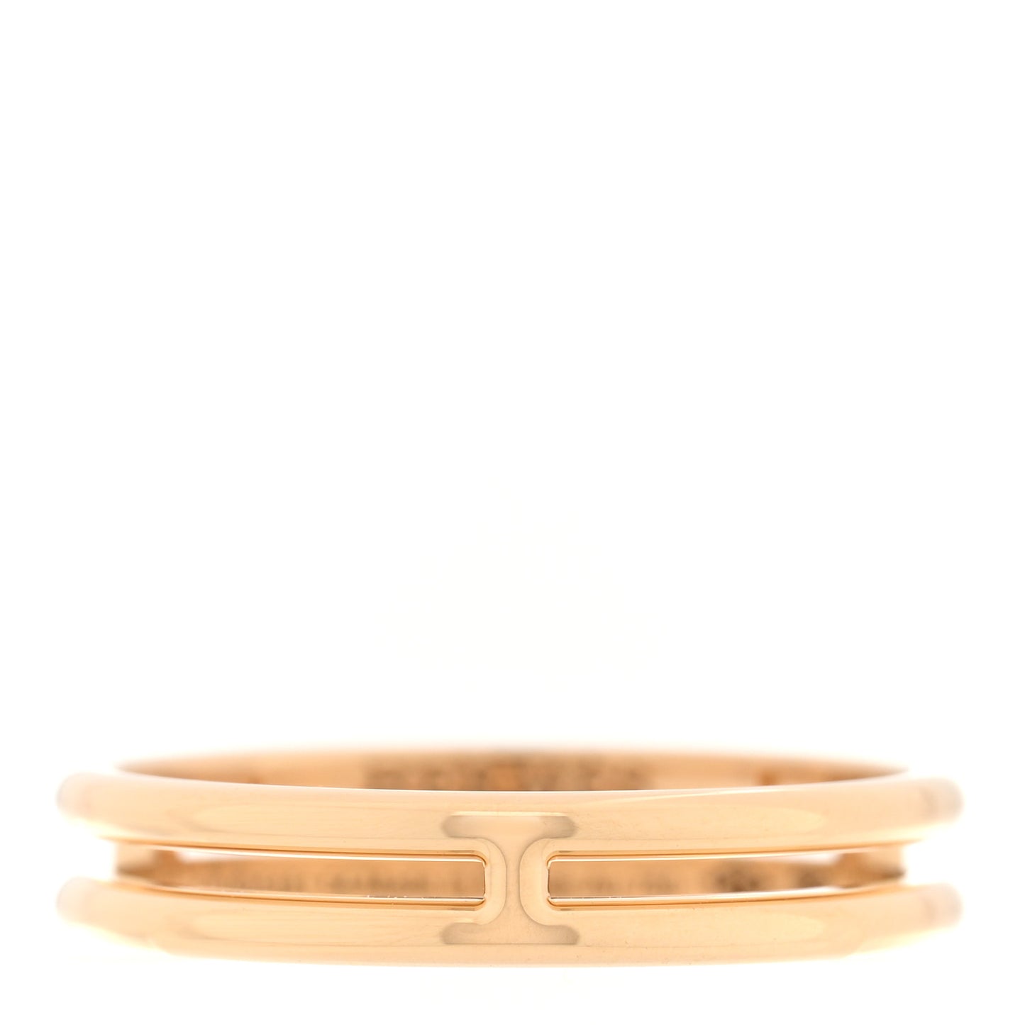 18K Rose Gold Ariane Wedding Band Ring 54 6.75