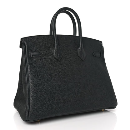 Hermes Togo Birkin 25 Black 2 of 10