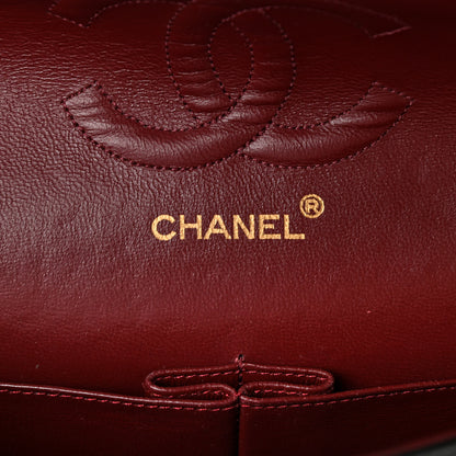 Chanel Lambskin Quilted Medium Double Flap Black 6 of 10