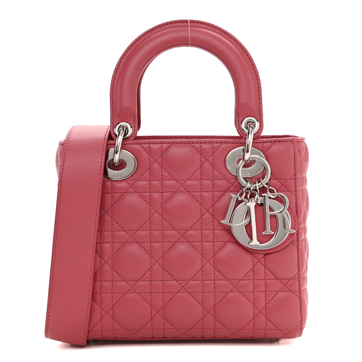 Lambskin Cannage Small My ABCDior Lady Dior Pink Honey