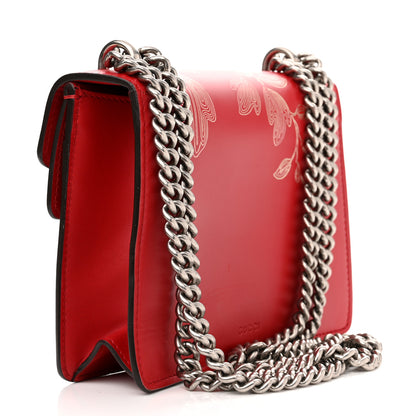 Gucci Calfskin Chinese New Year Mini Dionysus Shoulder Bag Hibiscus Red 2 of 11