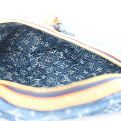 Louis Vuitton Monogram Denim High Rise Bumbag Blue 5 of 9