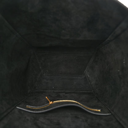 Celine Soft Grained Calfskin Sangle Bucket Bag Black 5 of 10
