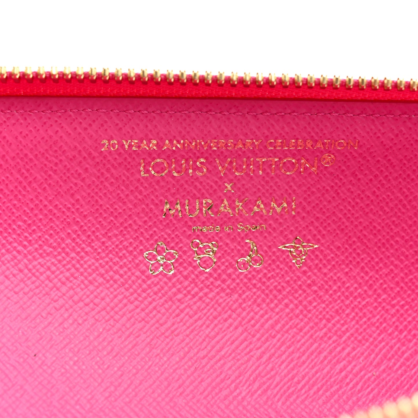 LV X TM Monogram Multicolor Charlotte Pencil Pouch Fuchsia