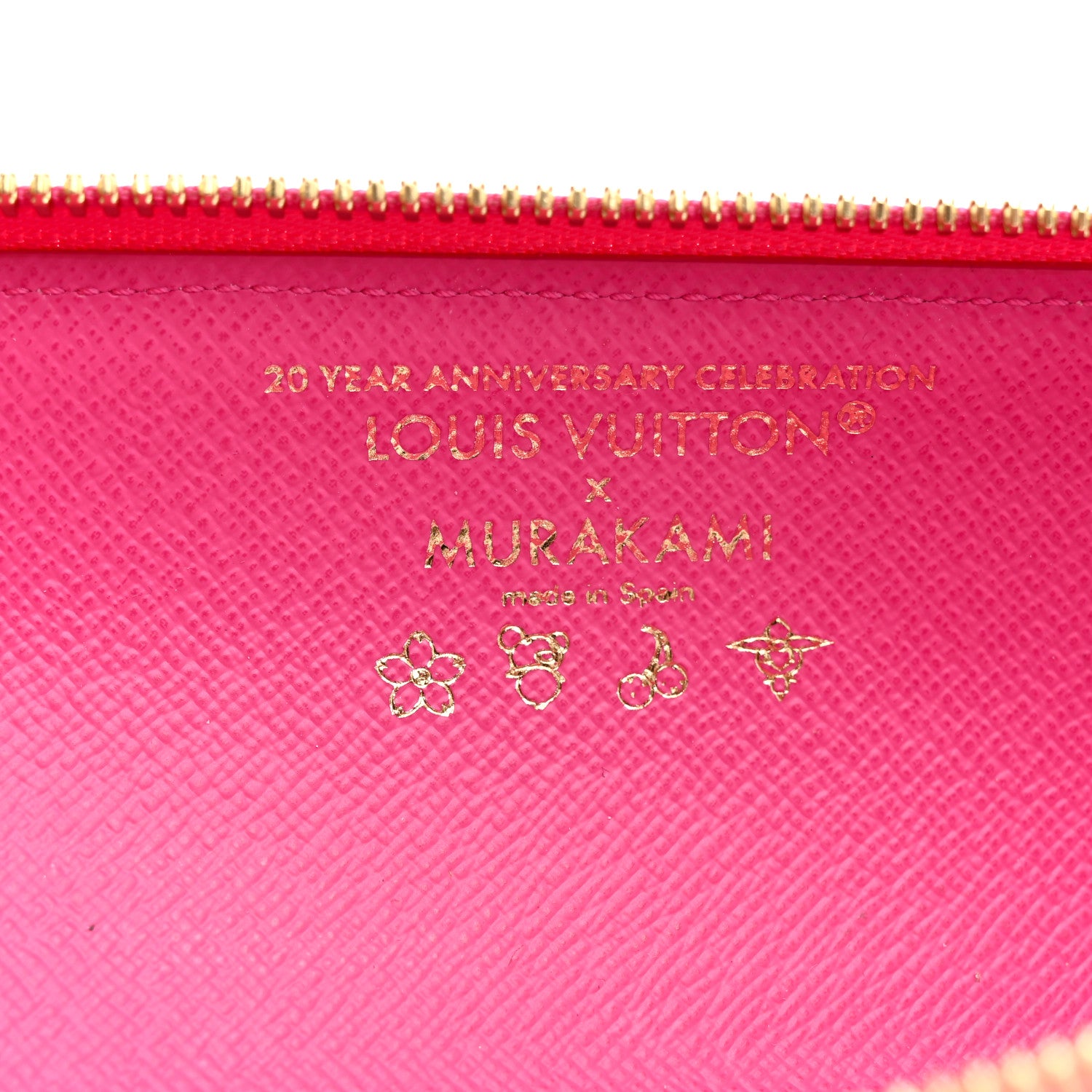 Louis Vuitton LV X TM Monogram Multicolor Charlotte Pencil Pouch Fuchsia 6 of 8