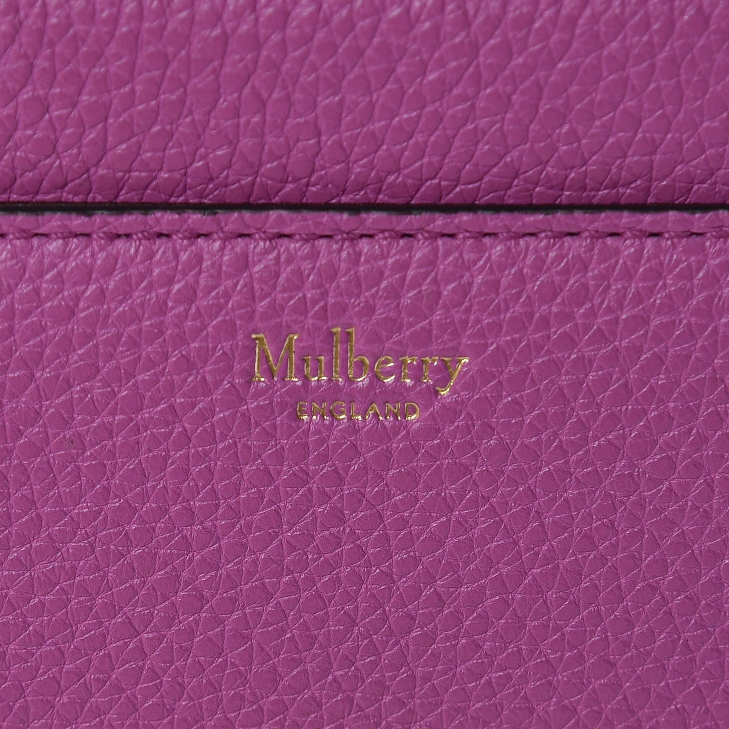 Small Classic Grain Calfskin Medium Darley Orchid