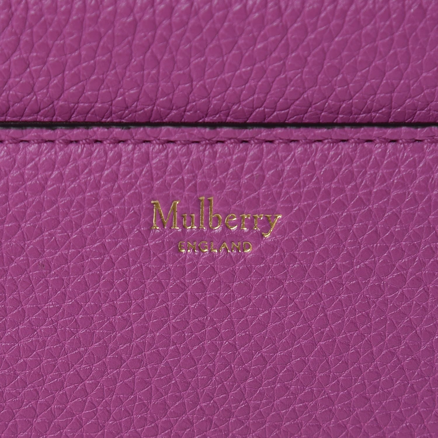 Mulberry Small Classic Grain Calfskin Medium Darley Orchid 6 of 10