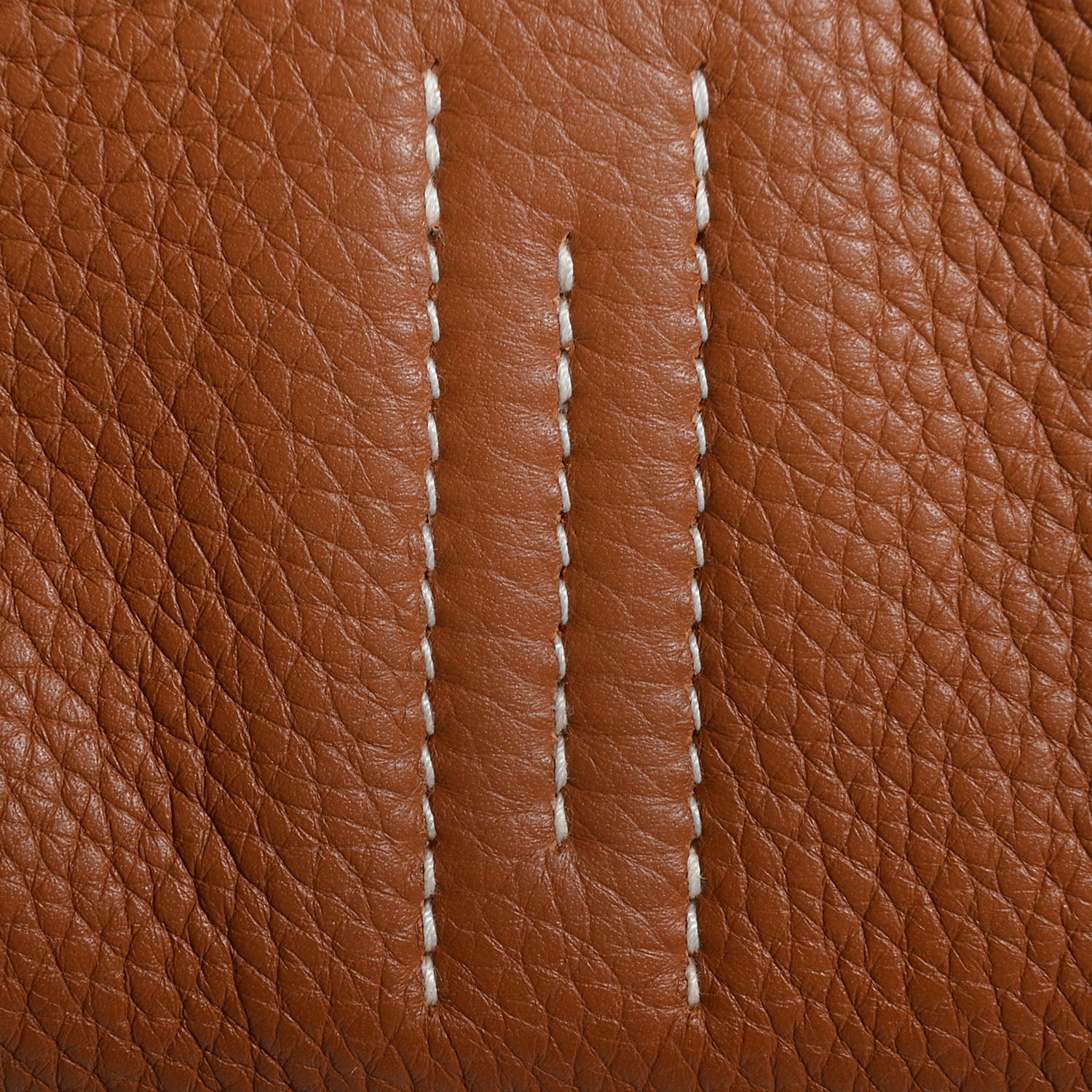 Hermes Taurillon Clemence Double Sens 36 Reversible Tote Gold and Orange 9 of 11