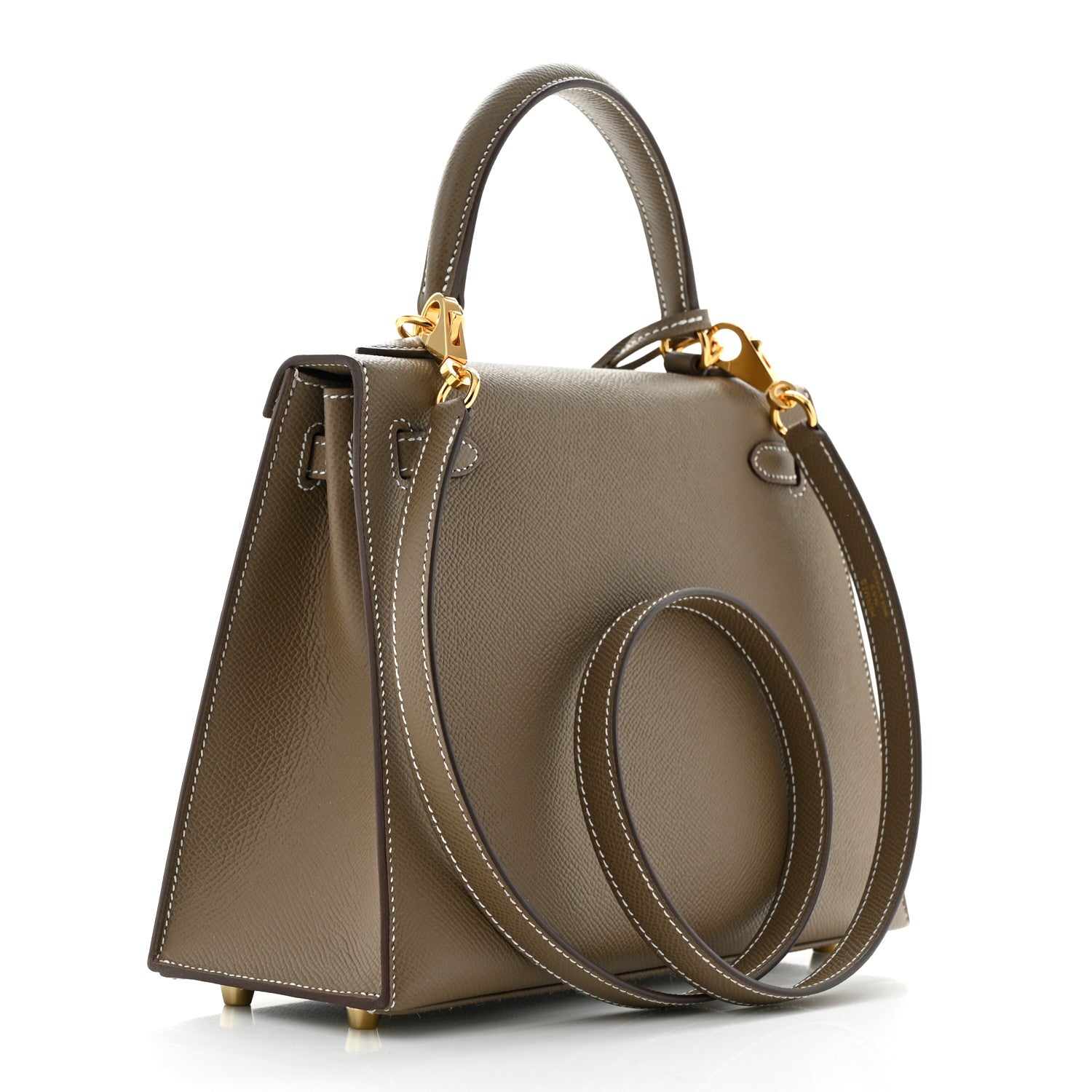 Hermes Epsom Kelly Sellier 25 Etoupe 3 of 11