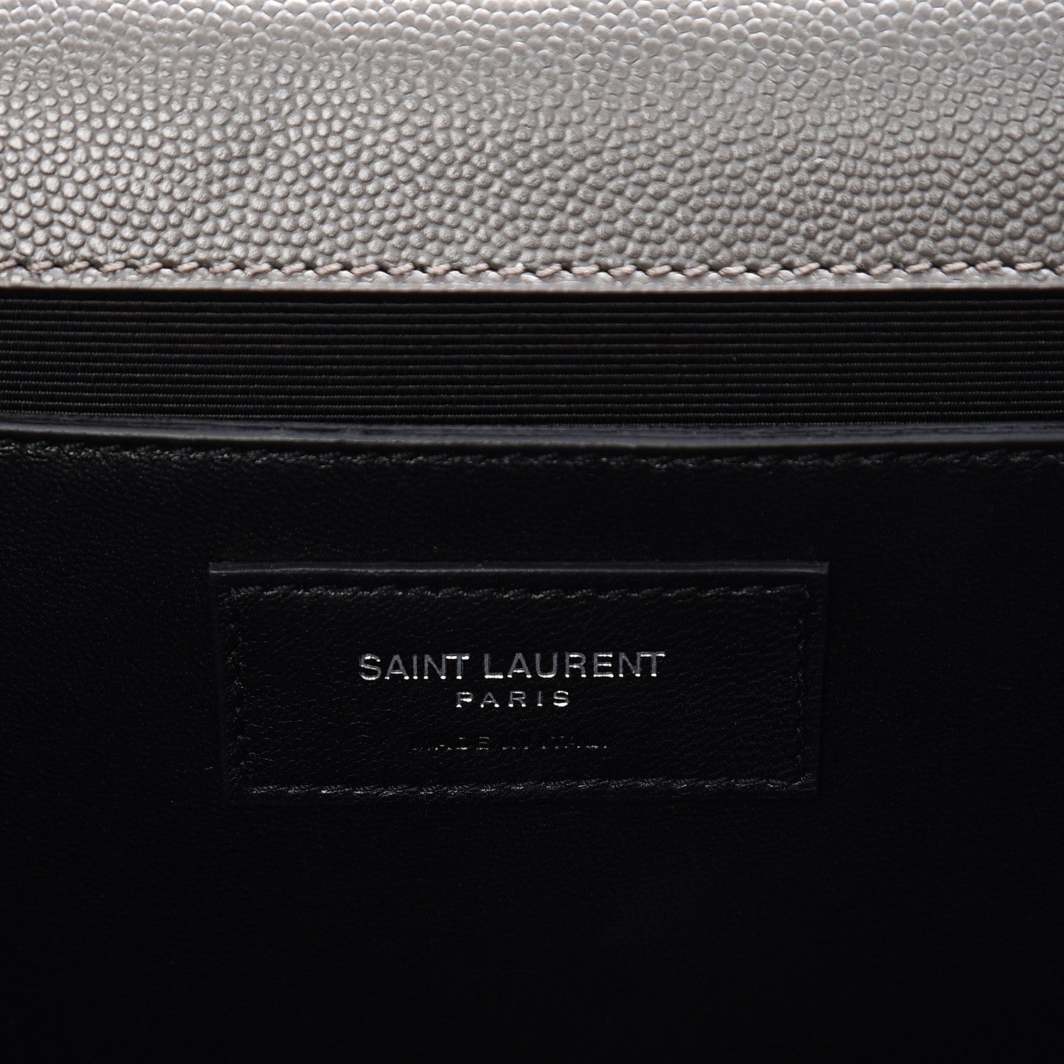 Saint Laurent Grain De Poudre Large Classic Monogram Kate Satchel Earth 7 of 7