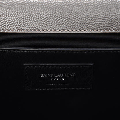 Saint Laurent Grain De Poudre Large Classic Monogram Kate Satchel Earth 7 of 7