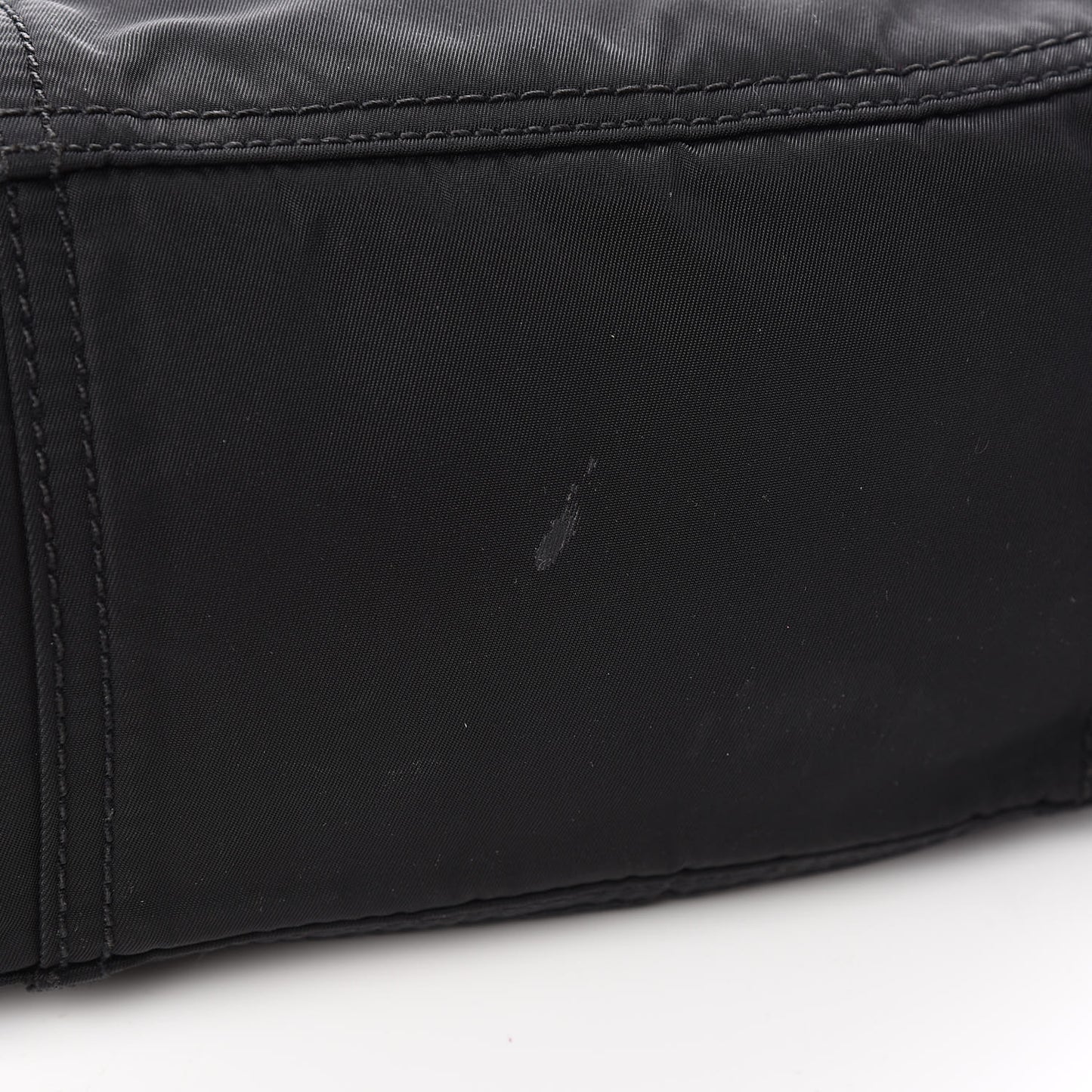 Tessuto Nylon Buffalo Shoulder Bag Black