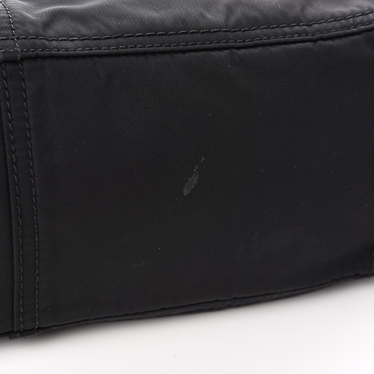 Prada Tessuto Nylon Buffalo Shoulder Bag Black 12 of 14
