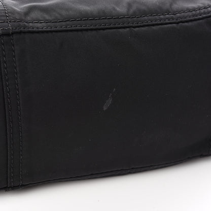 Prada Tessuto Nylon Buffalo Shoulder Bag Black 12 of 14