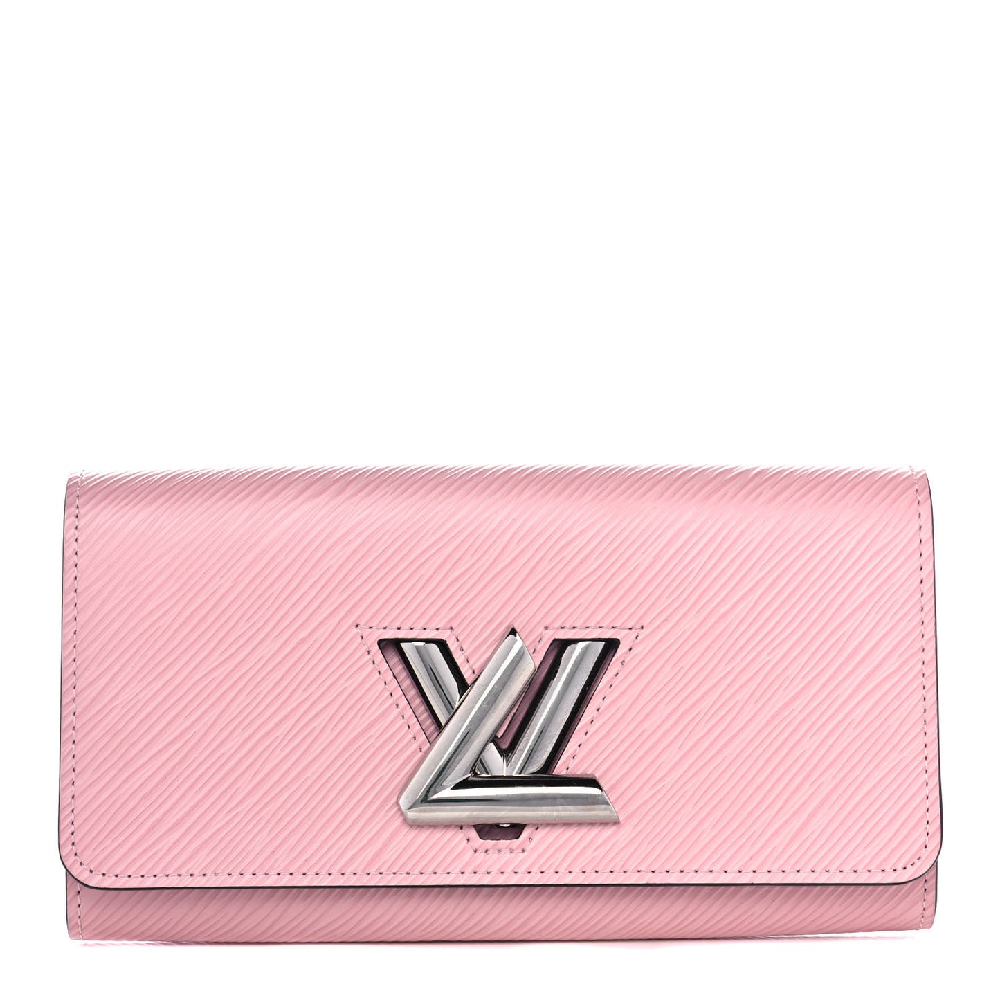 Epi Twist Wallet Rose Ballerine