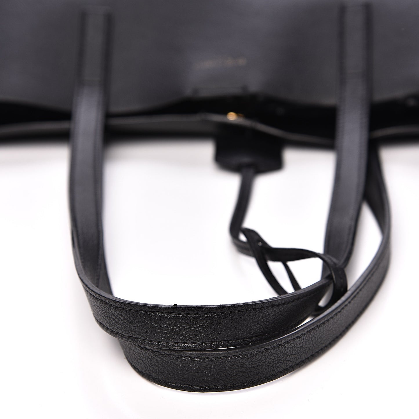 Calfskin Large Shopping Tote Black