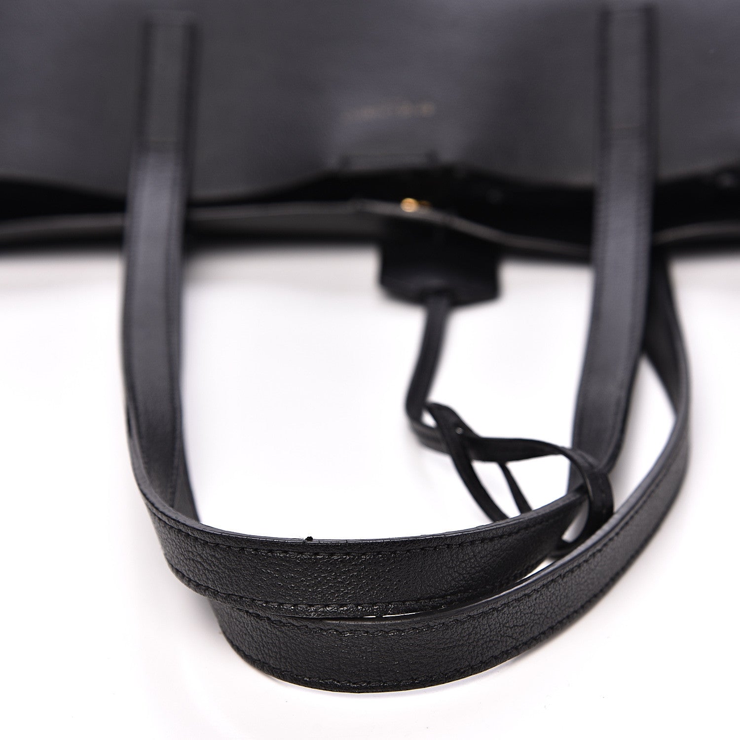 Saint Laurent Calfskin Large Shopping Tote Black 10 of 14