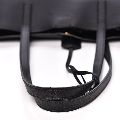 Saint Laurent Calfskin Large Shopping Tote Black 10 of 14