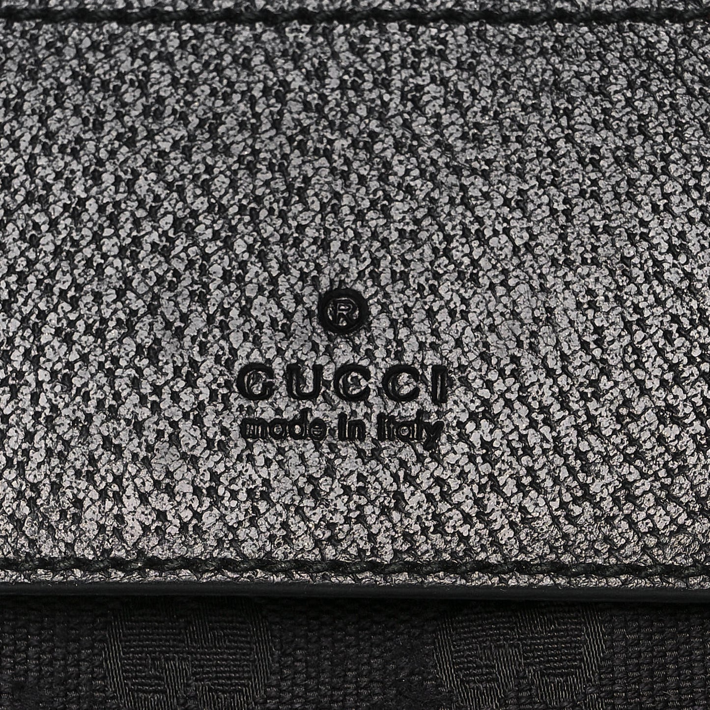 GG Monogram Web Double Pocket Belt Bag Black