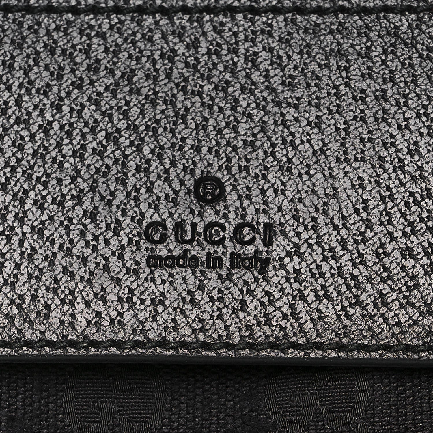Gucci GG Monogram Web Double Pocket Belt Bag Black 8 of 14