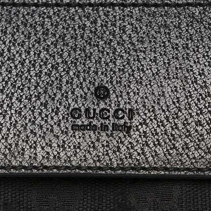 Gucci GG Monogram Web Double Pocket Belt Bag Black 8 of 14