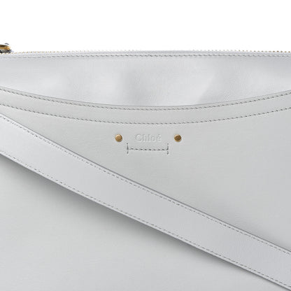Chloe Calfskin Suede Medium Roy Bag Airy Grey 8 of 13