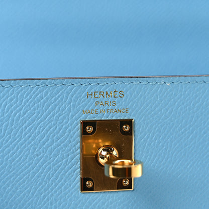 Hermes Epsom Kelly Sellier 25 Celeste 6 of 10
