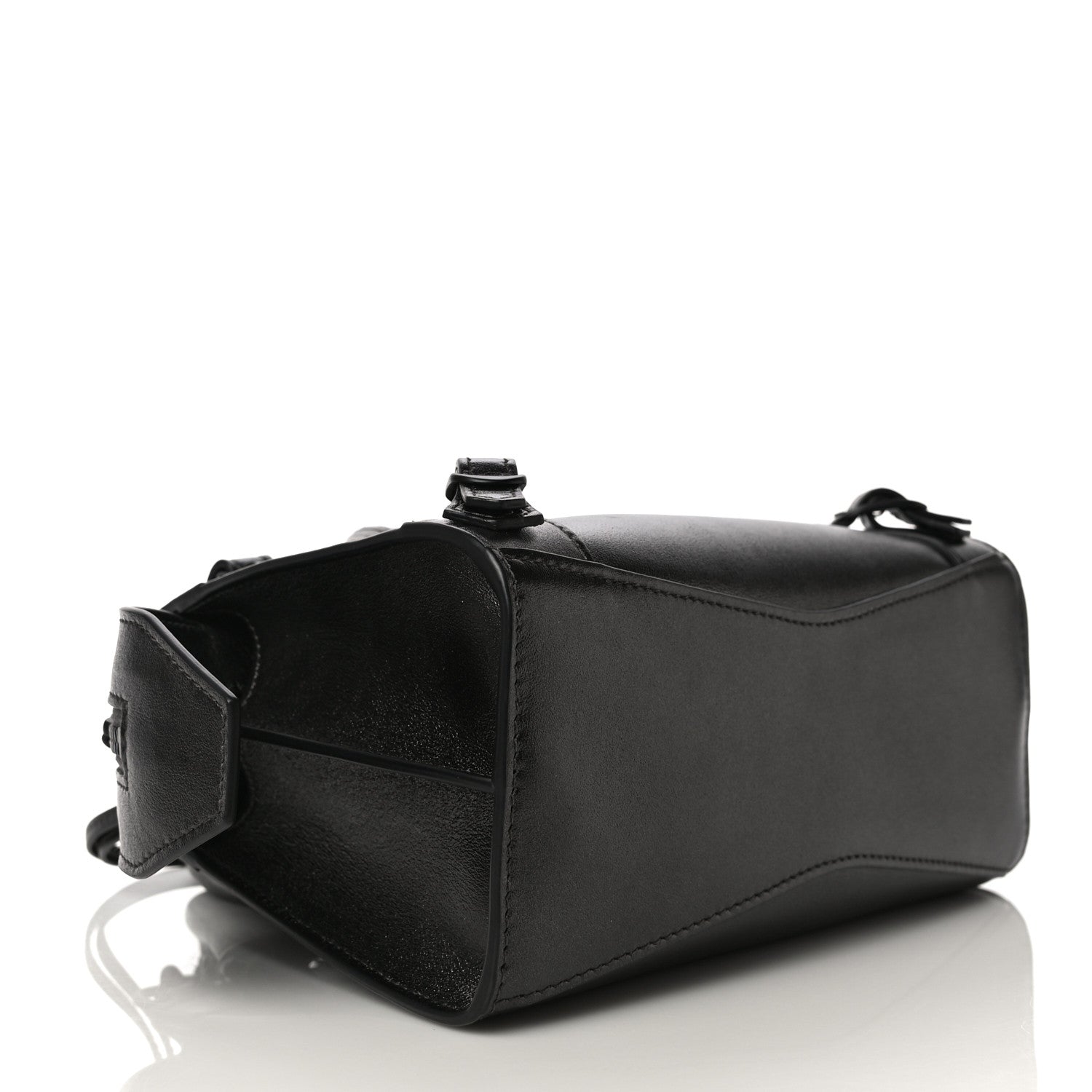 Balenciaga Smooth Calfskin Neo Classic Black Hardware Mini City Gunmetal 4 of 9