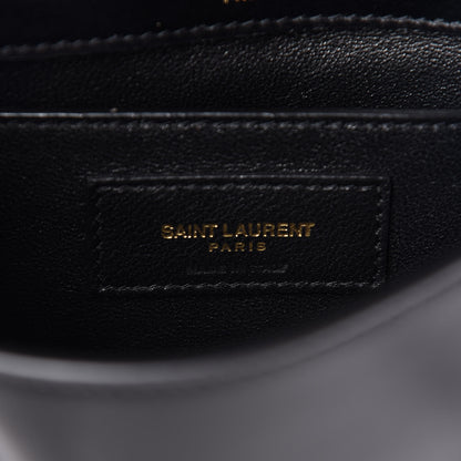 Saint Laurent Calfskin Small Datcha Satchel Bag Black 6 of 9