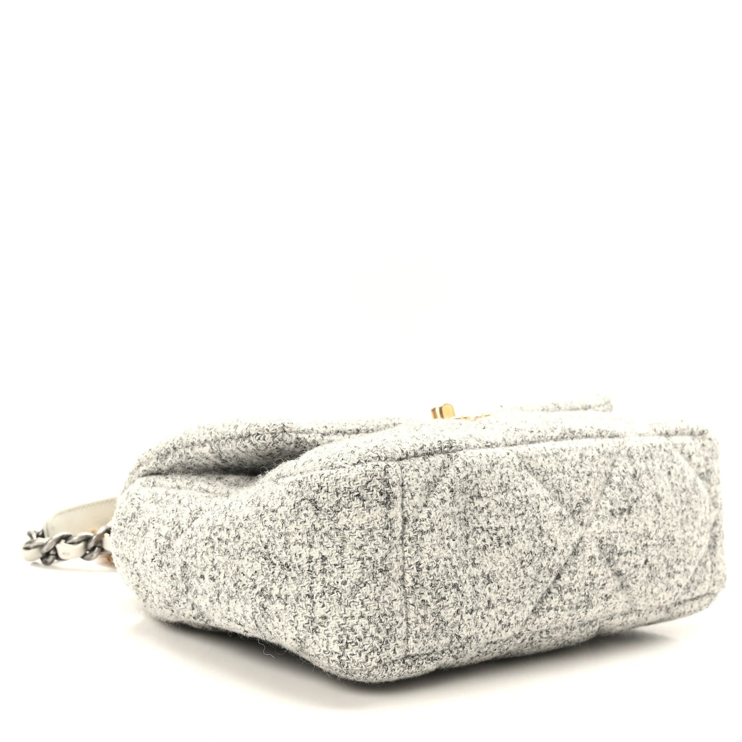Tweed Quilted Medium Chanel 19 Flap