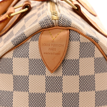 Louis Vuitton Damier Azur Speedy 30 7 of 11