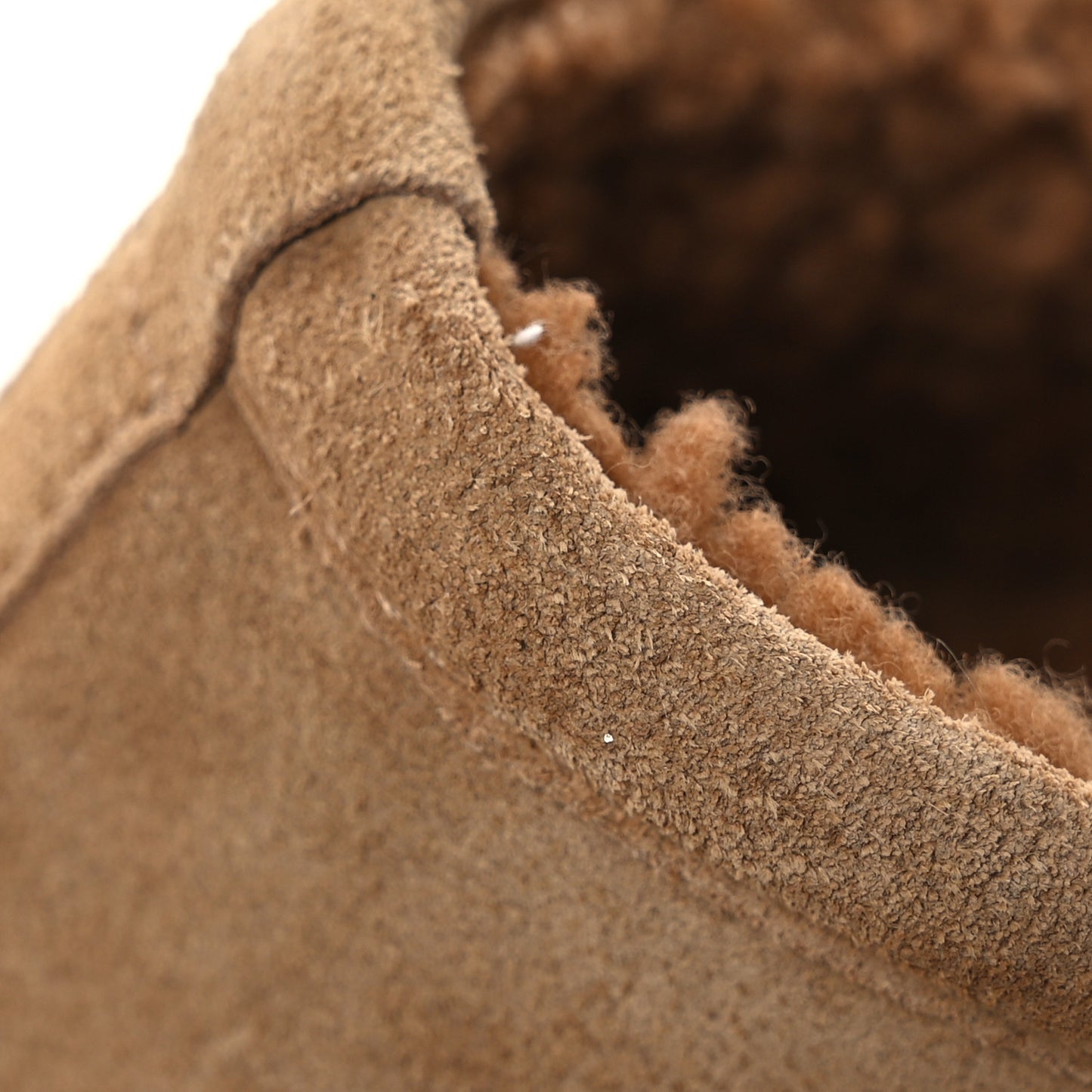 Suede Calfskin CC Loafers 37 Dark Beige