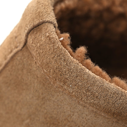 Chanel Suede Calfskin CC Loafers 37 Dark Beige 10 of 12