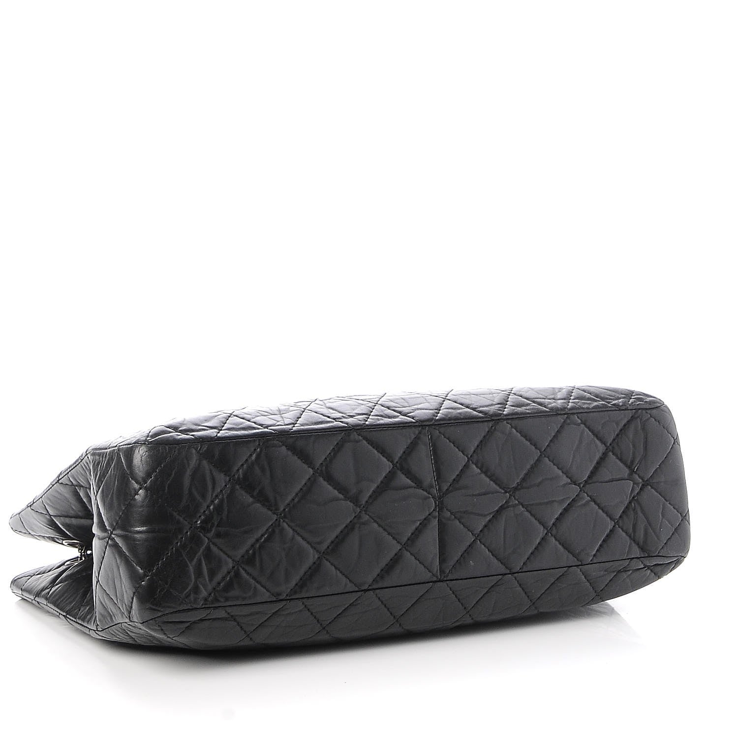 Chanel Aged Calfskin Reissue 2.55 Tote Black 5 of 8