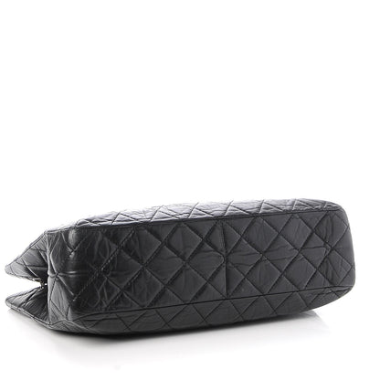 Chanel Aged Calfskin Reissue 2.55 Tote Black 5 of 8