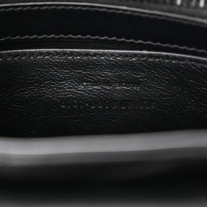 Saint Laurent Calfskin Y Quilted Monogram Monochrome Small Loulou Chain Satchel Black 7 of 10