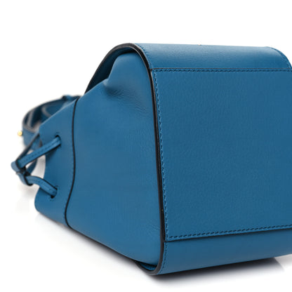 Loewe X SPIRITED AWAY Calfskin Bo Mouse Mini Hammock Shoulder Bag Lagoon Blue 10 of 12