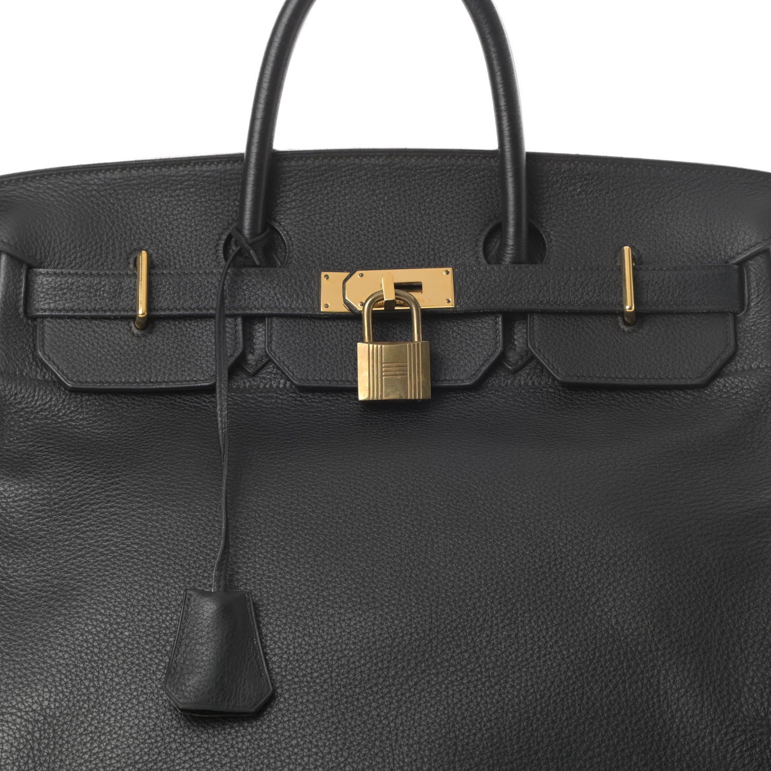 Hermes Taurillon Clemence HAC Birkin 40 Black 7 of 19