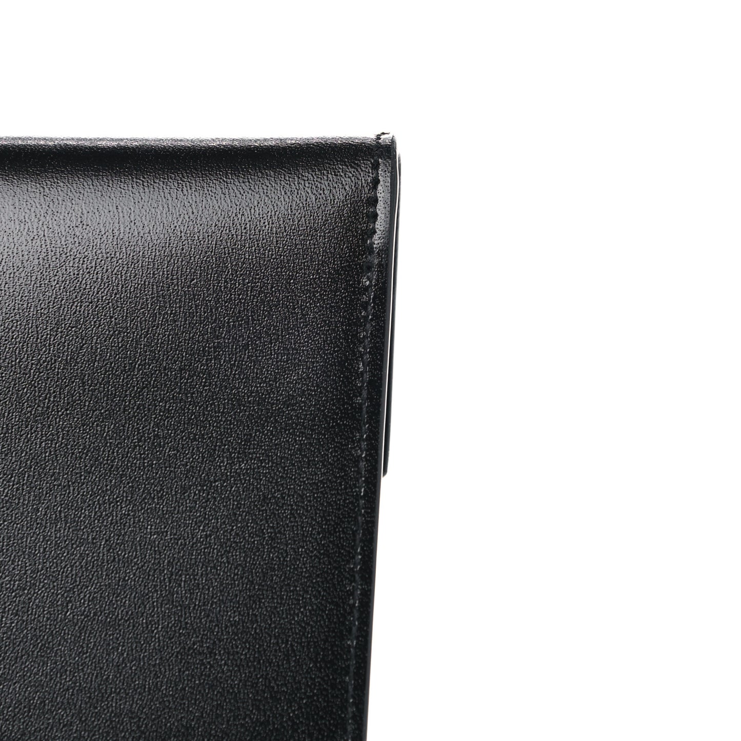 Smooth Shiny Calfskin Monogram Uptown Pouch Black